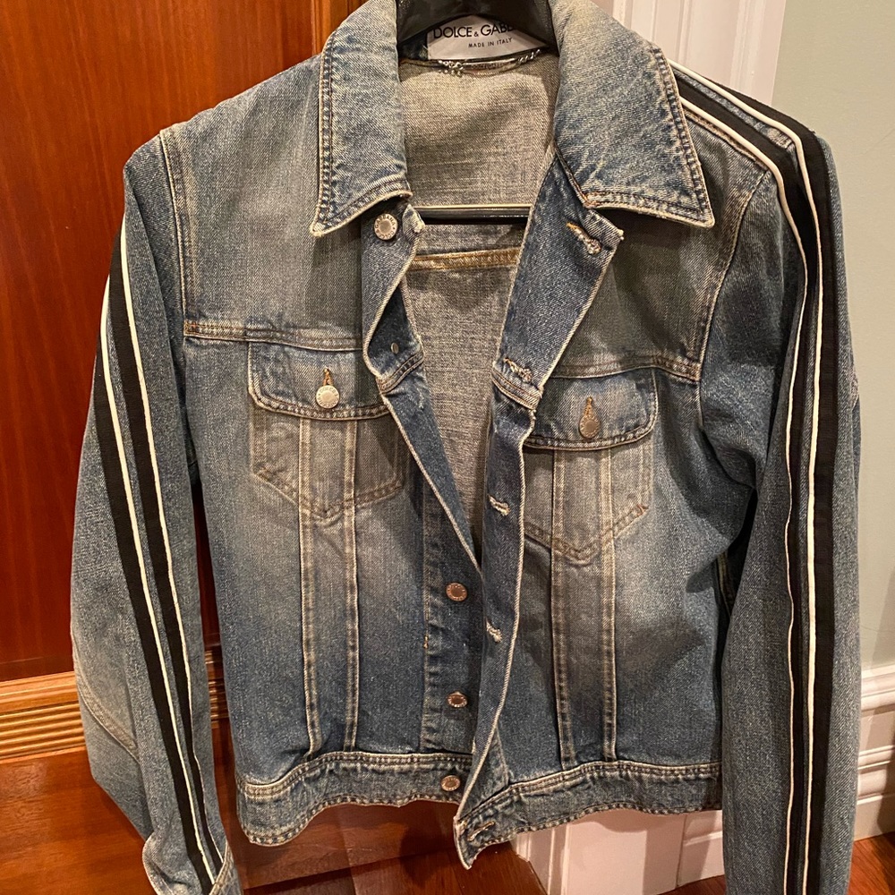 Dolce & Gabbana distressed jean jacket